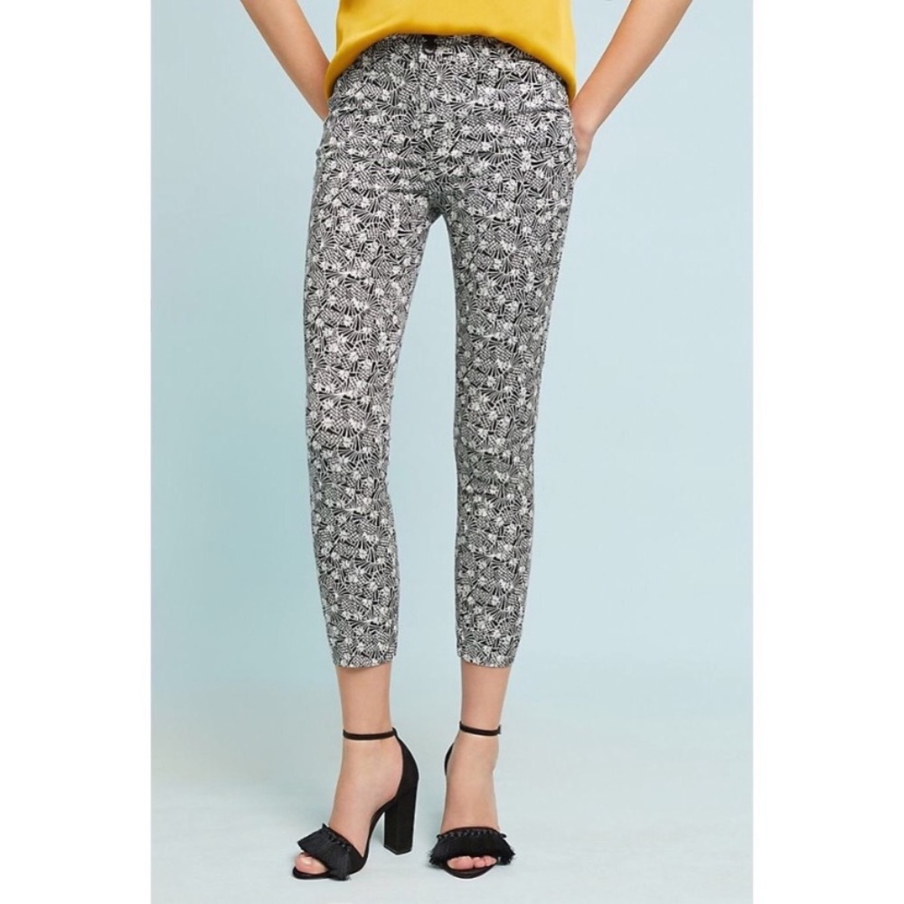 Anthropologie Pineapple Cropped Jeans